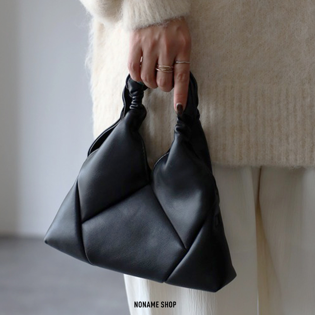 RIBERRY 菱格紋 三角 迷你包 兩色