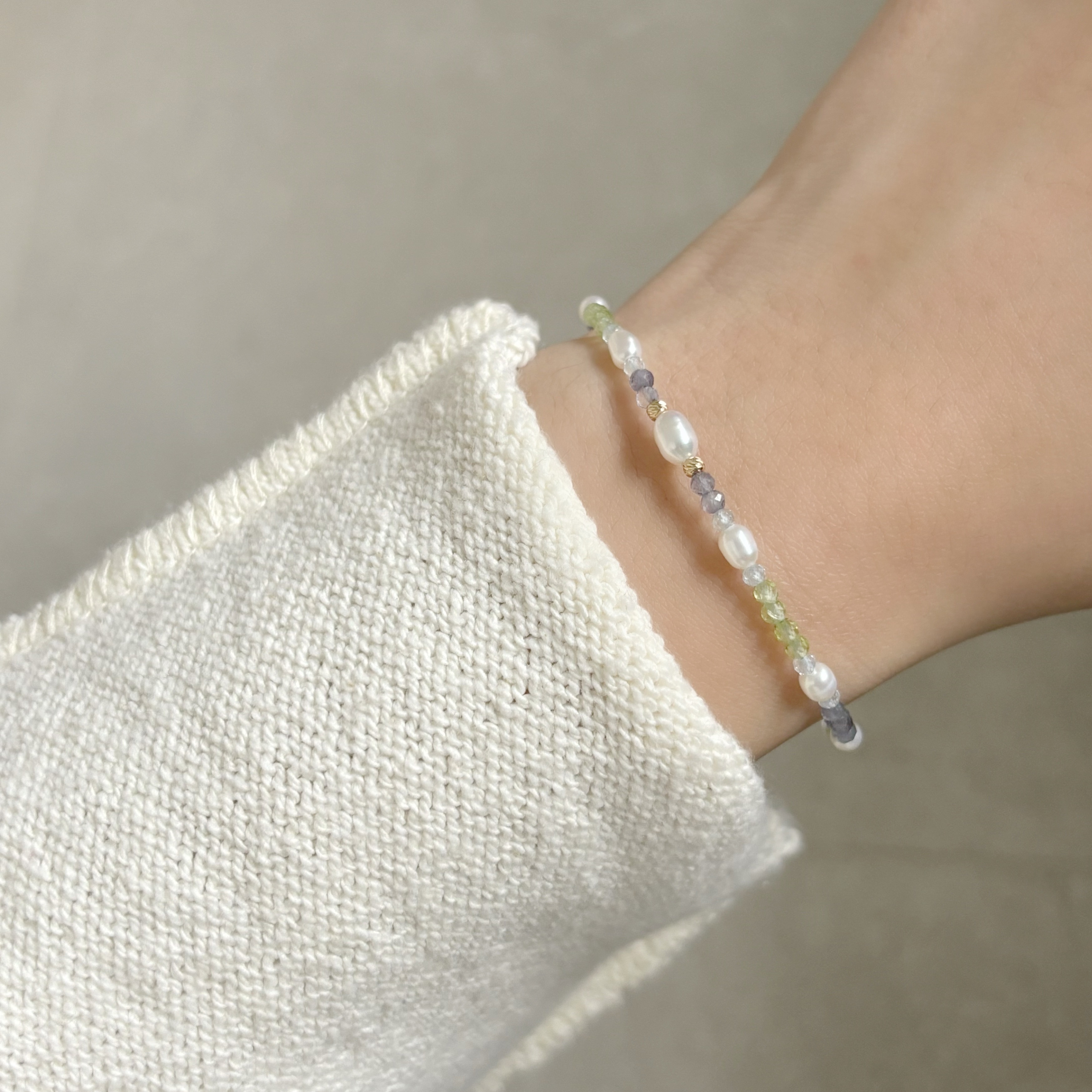 14k葡萄莊園手工手環