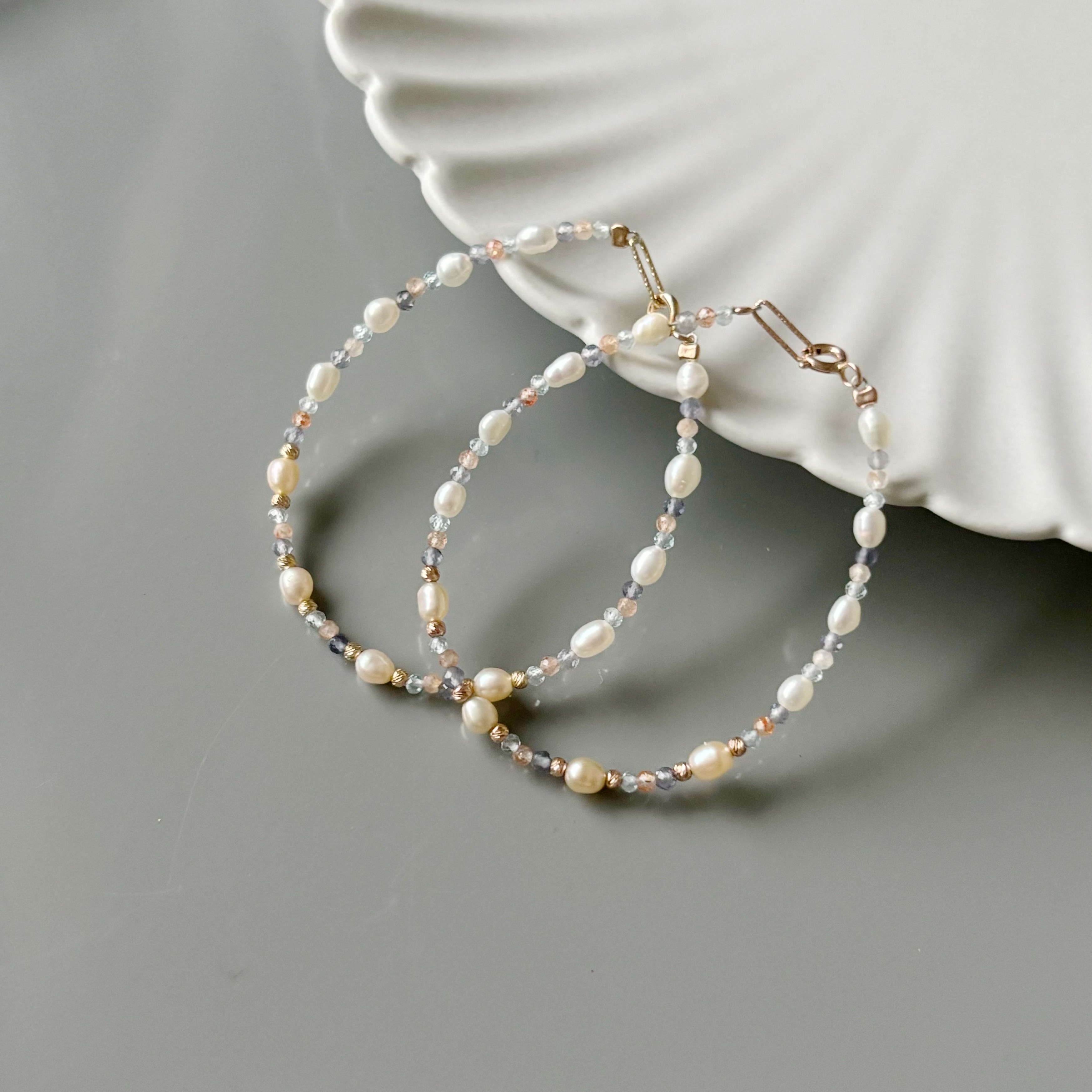 14k秋季黃昏手工手環