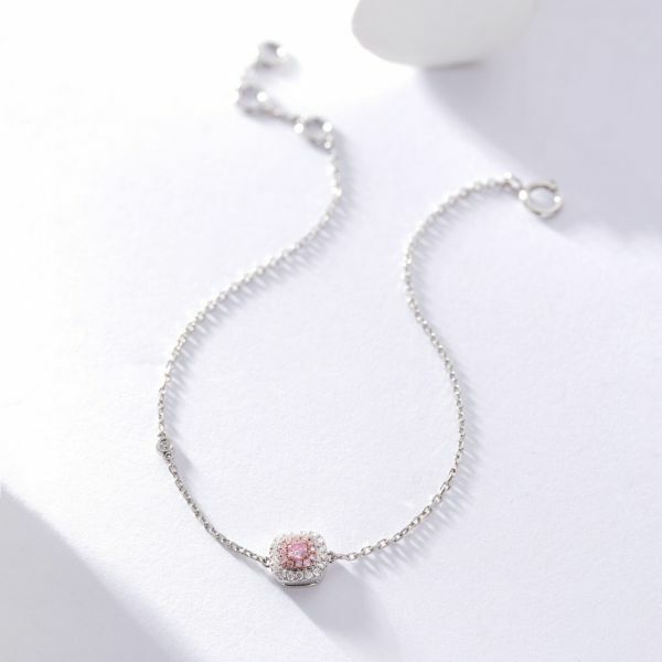 簡約經典款粉鑽手鏈