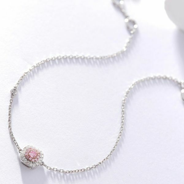 簡約經典款粉鑽手鏈