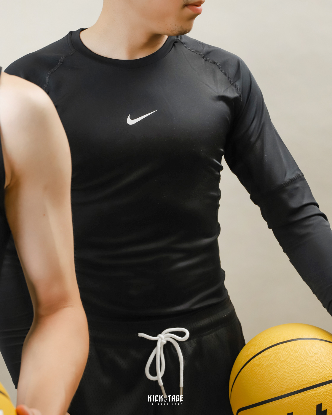 男款 NIKE Pro Dri-FIT 黑色 小勾 緊身 內搭 吸濕排汗 訓練衣 快乾透氣 運動上衣 長TEE【FB7920-010】