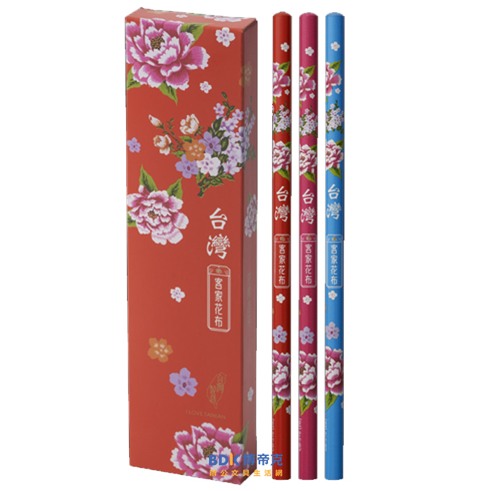 利百代 LIBERTY 客家花布系列2B鉛筆 CB-316