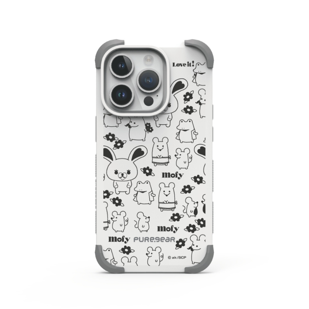 iPhone 坦克軍規防摔手機殼 / 黑麻吉 (MOFY棉花小兔)