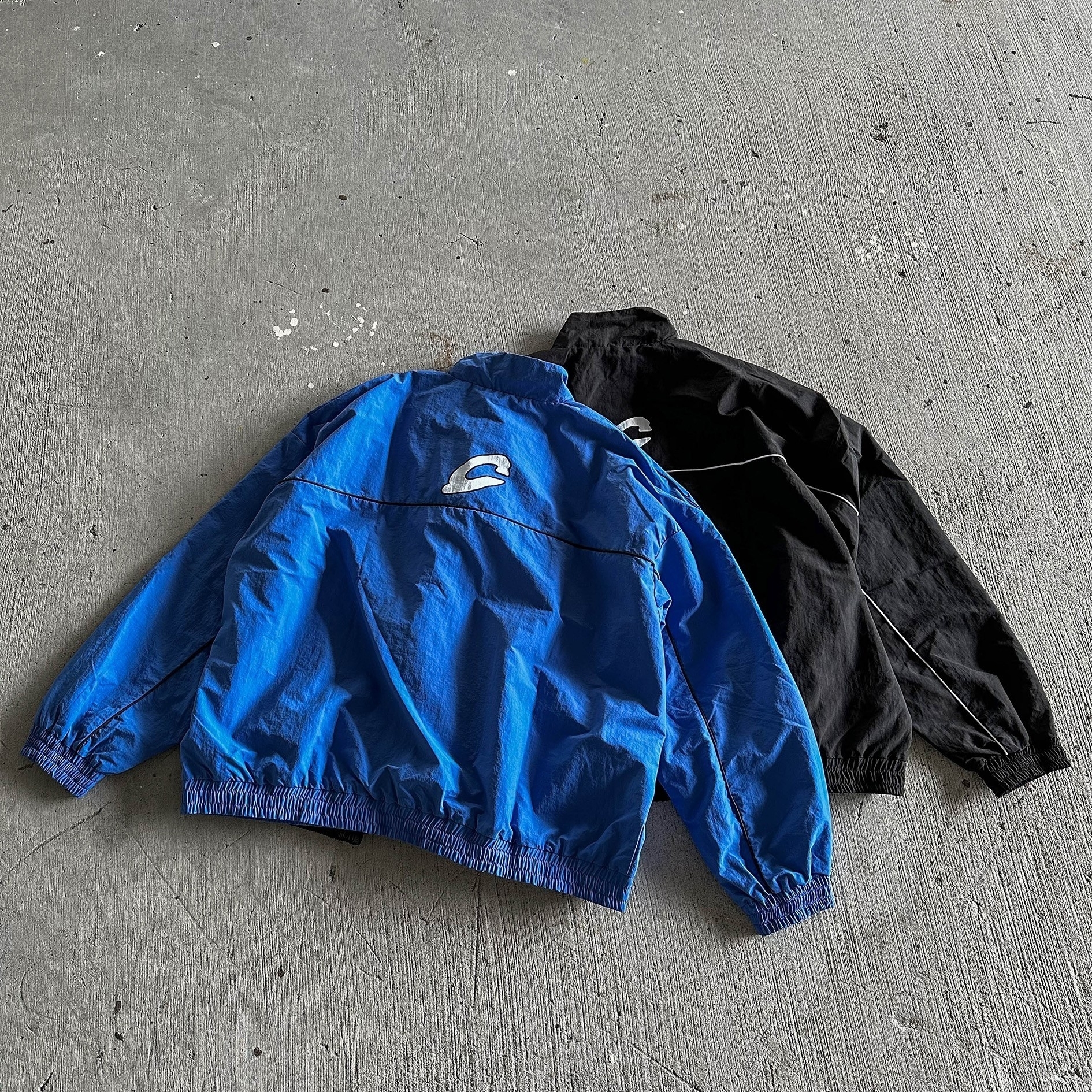 韓國C字個性尼龍外套 68731