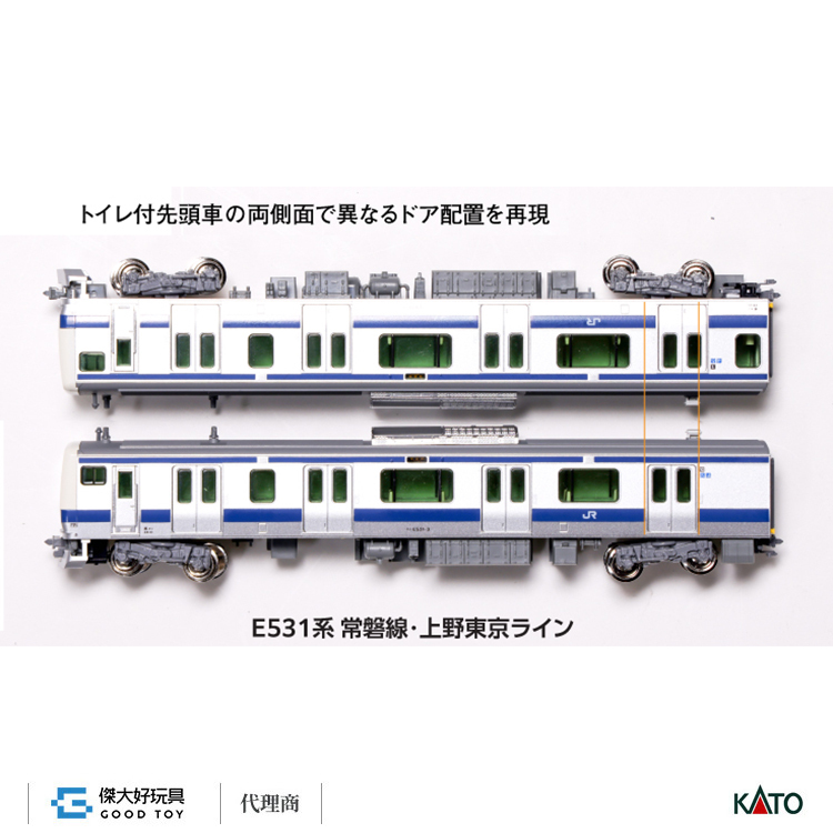 KATO 10-1843 近郊電車E531系常磐線．上野東京Line 基本(4輛)
