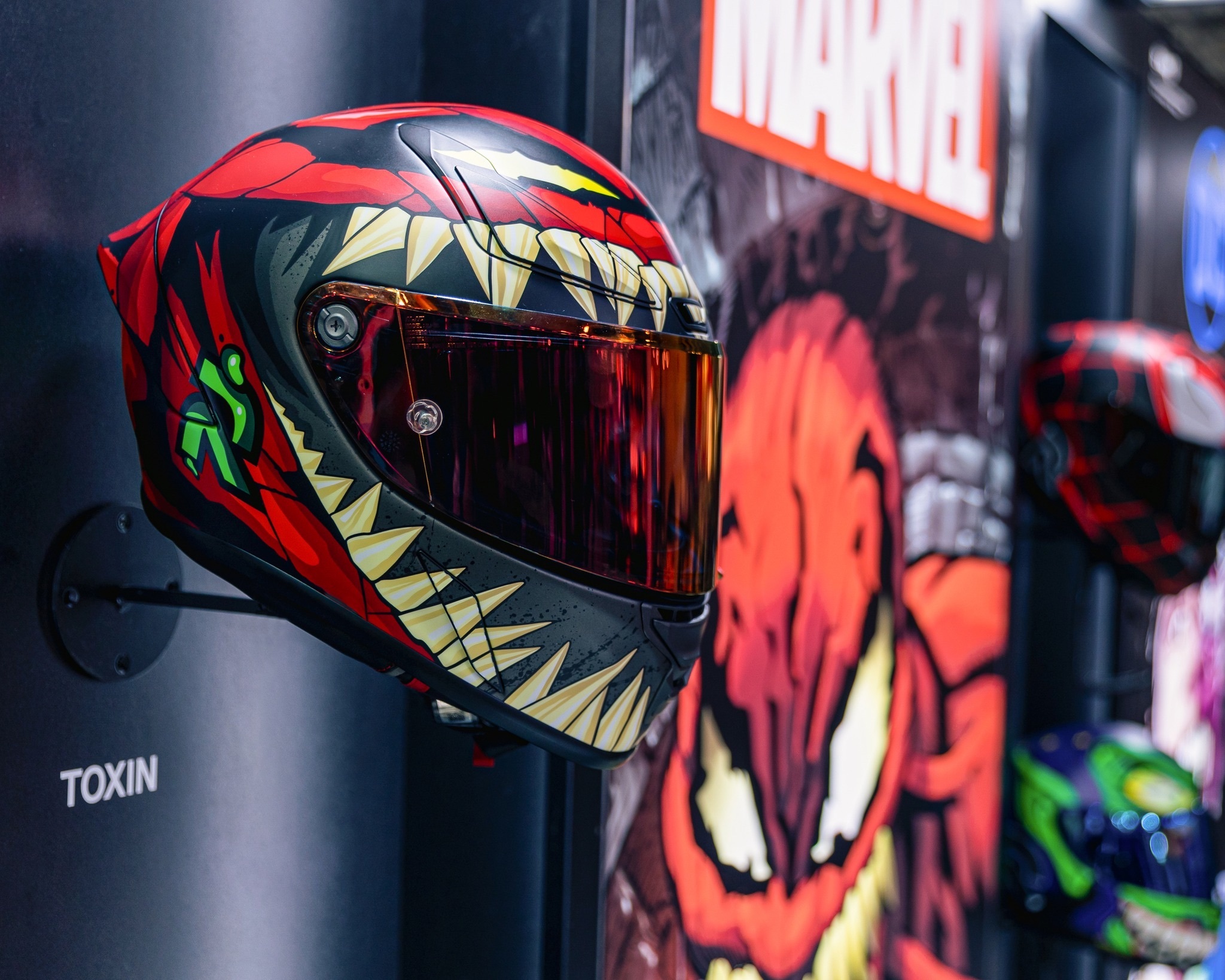 HJC RPHA 1N 彩繪 TOXIN MARVEL 毒素 全罩