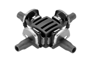 "GARDENA" 德國3/16"(4.6mm)十字接頭(10包/盒)(10個/包)-[8334]