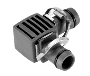 "GARDENA" 德國1/2"(13mm)L型接頭(10包/盒)(2個/包)-[8382]