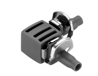 "GARDENA" 德國3/16"(4.6mm)L型接頭(10包/盒)(10個/包)-[8381]