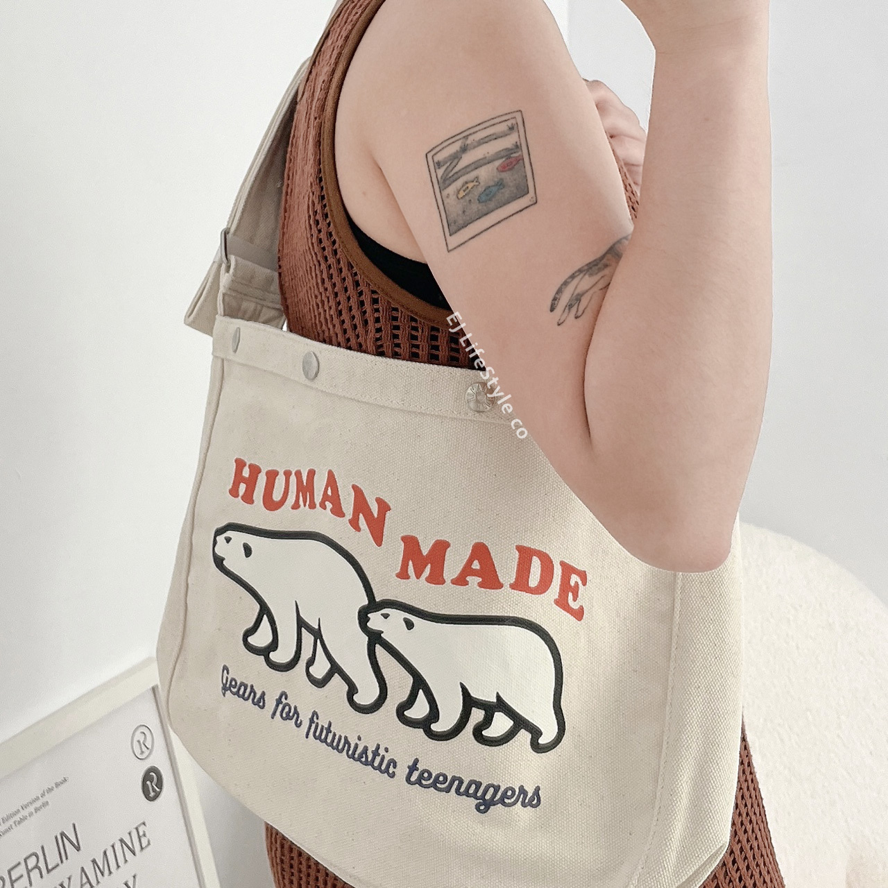 日本限定🇯🇵 HUMAN MADE 達克斯獵犬 臘腸狗 北極熊 帆布包 零錢包 收納袋 / 現貨