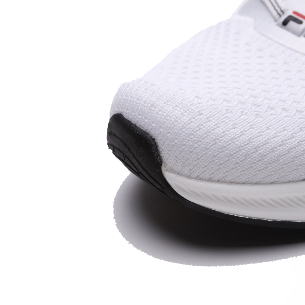 【下殺↘ $1290】FILA  休閒鞋 白黑 防潑水 襪套 男 運動鞋 1J911X123