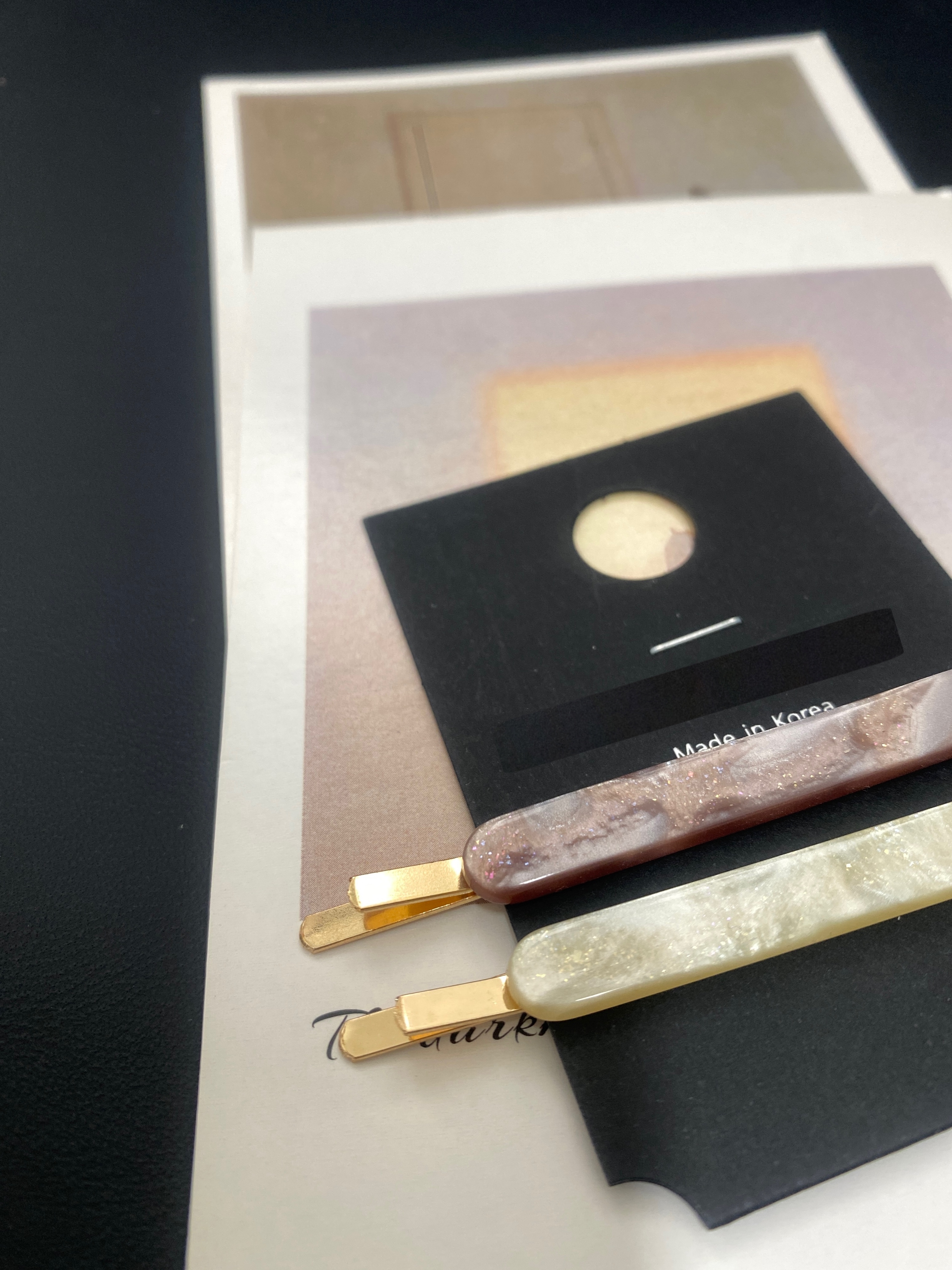 【髮飾】HP0018 圓角長形夾set