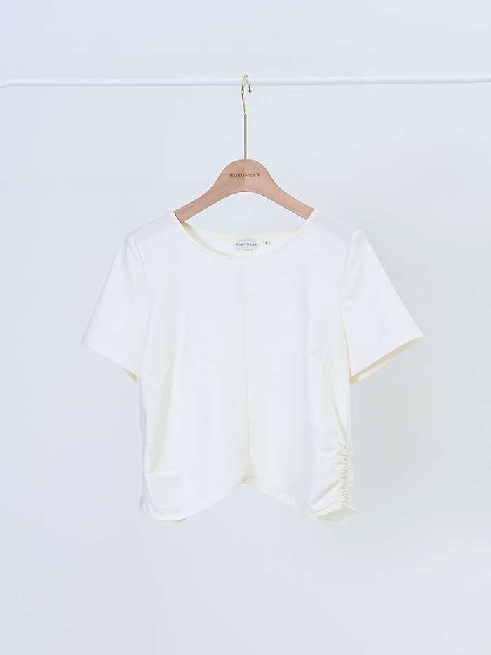 燕子尾巴圓領上衣-雲海