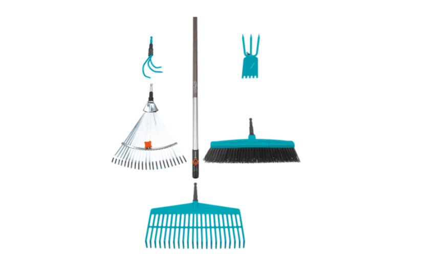 "GARDENA" 德國130cm組合式木柄長桿(10支/盒)-[3723]