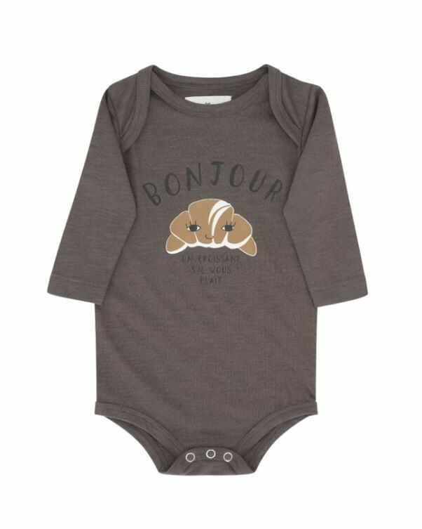 MONSIEUR MINI 你好可頌包屁衣 Onesie croissant placement