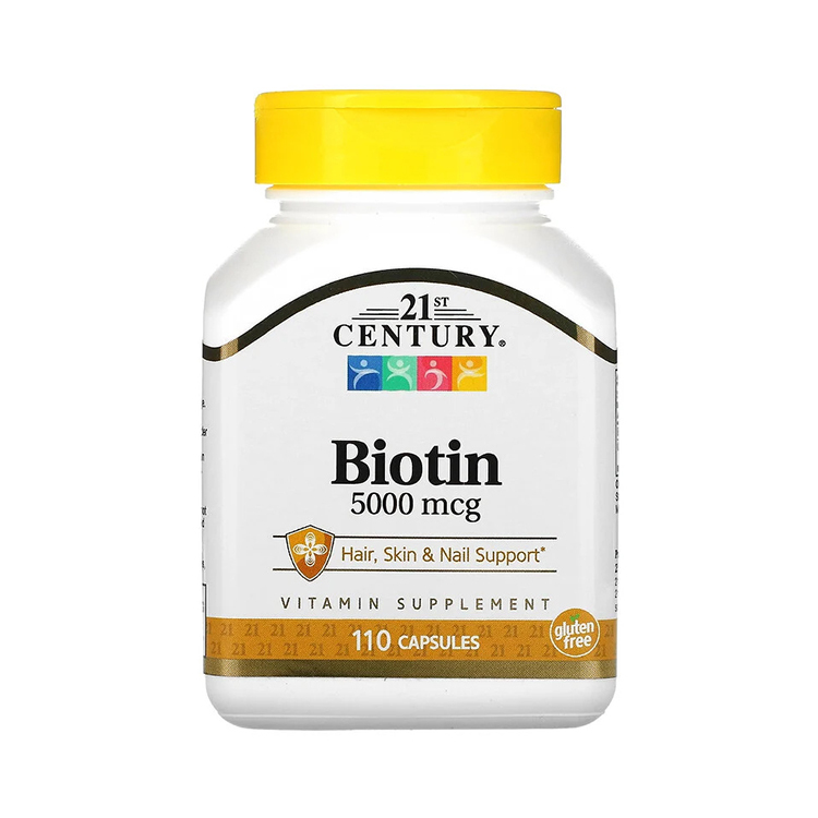 21st Century, Biotin, 5,000 mcg, 110 Capsules