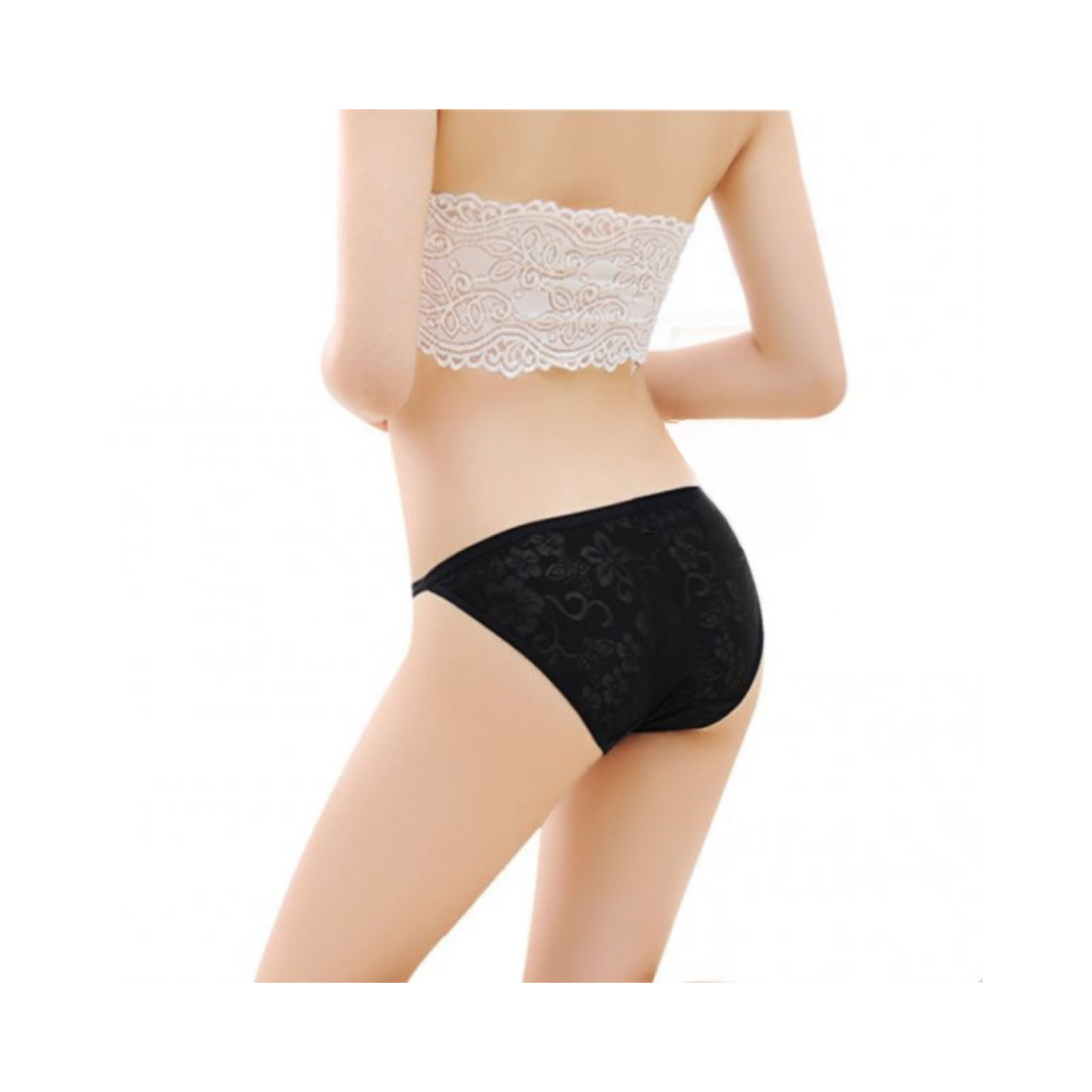 La CoCo 半透暗花蕾絲內褲 #41201