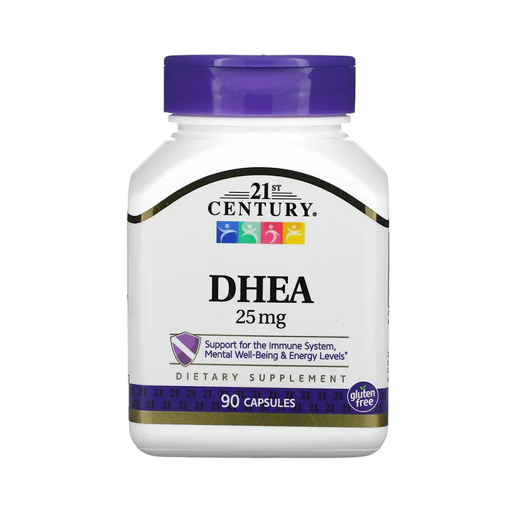 21st Century, DHEA, 25 mg, 90 Capsules