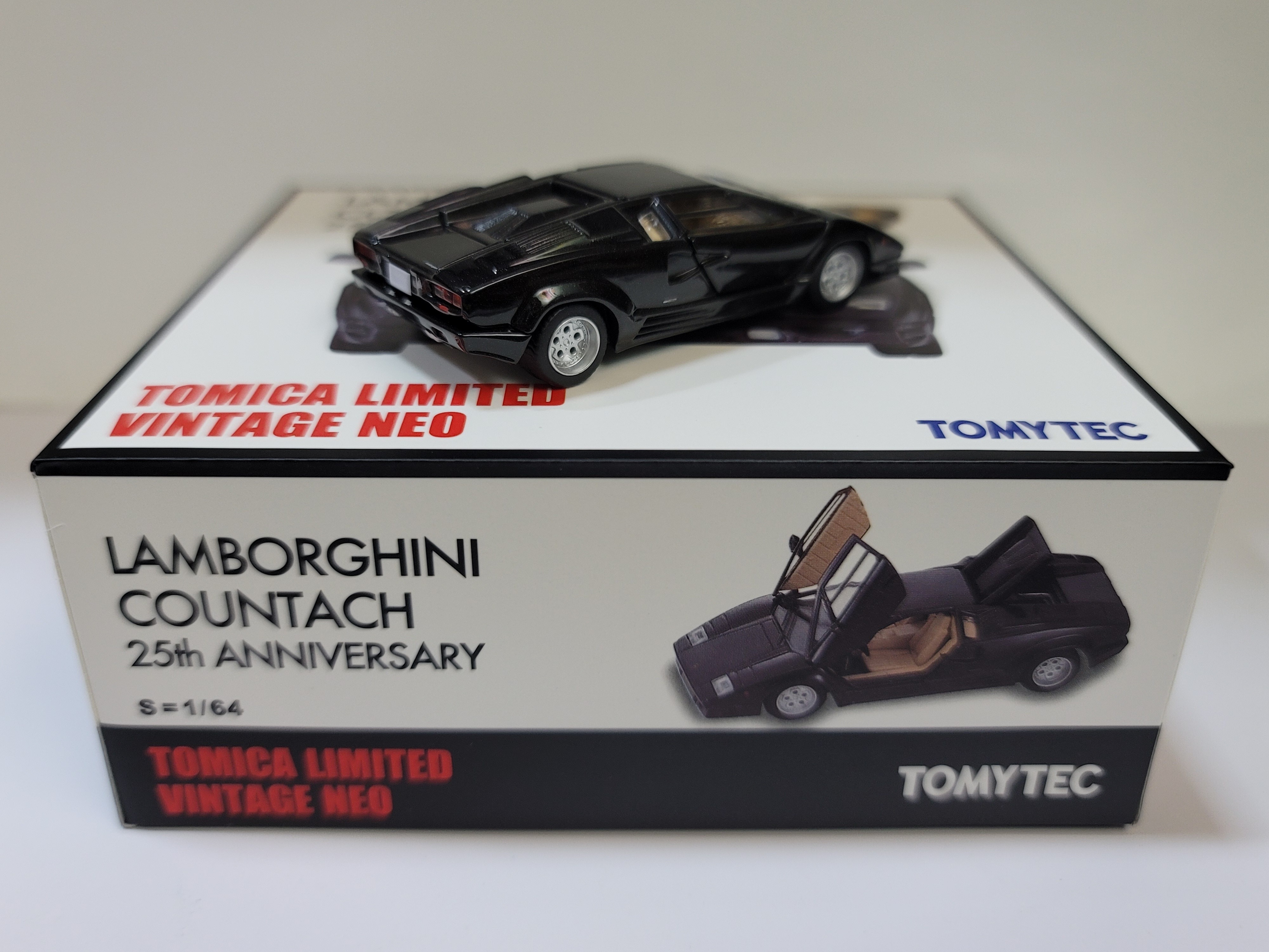 Tomytec 1/64 LV-N Lamborghini Countach 25th Anniversar