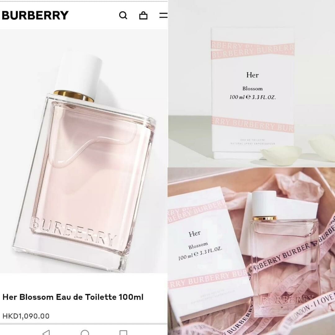 Burberry HER Blossom EDT 花與她女性淡香水100ml