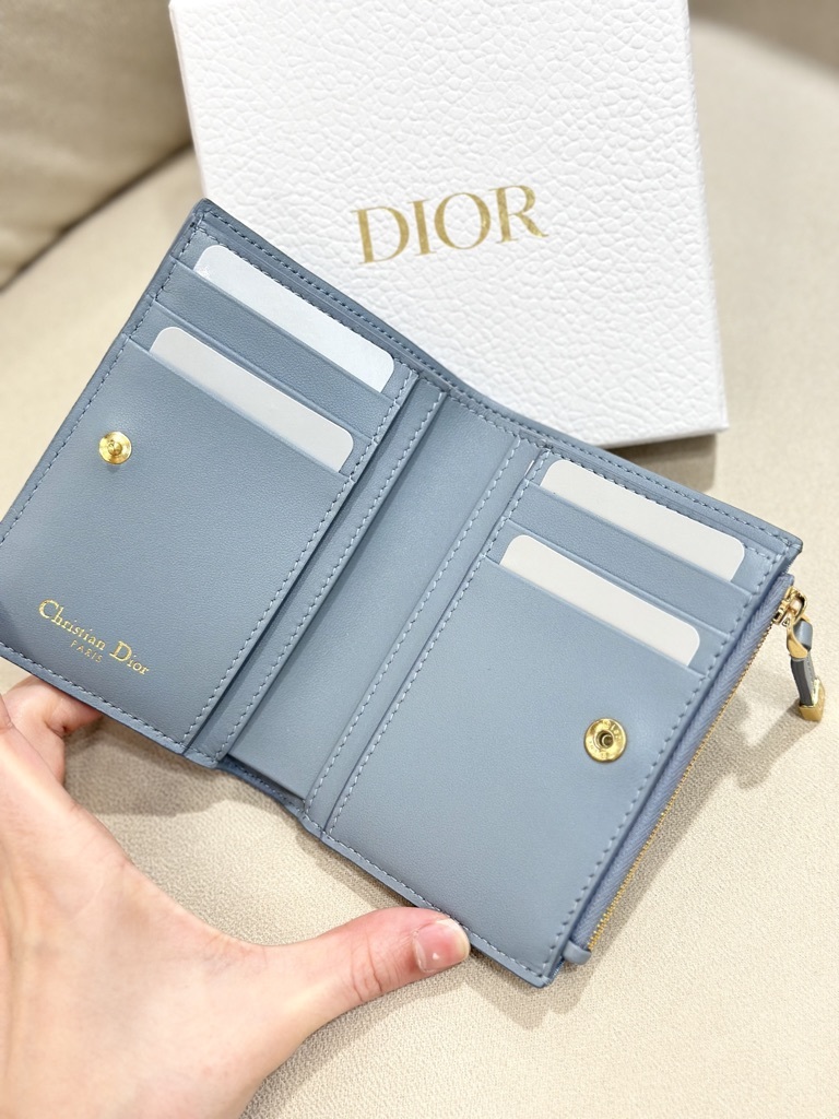 DIOR Caro Dahlia Wallet