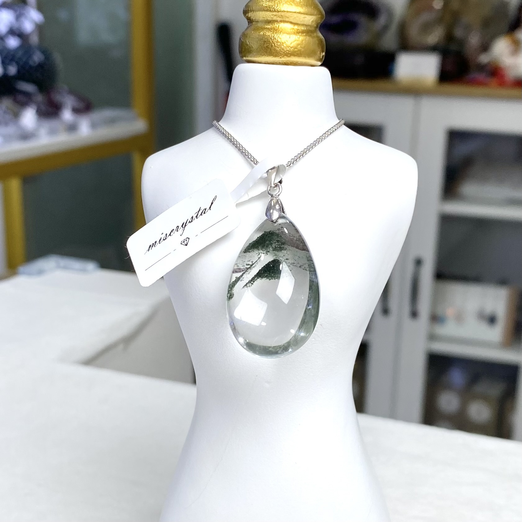 綠幽靈吊墜 #A309