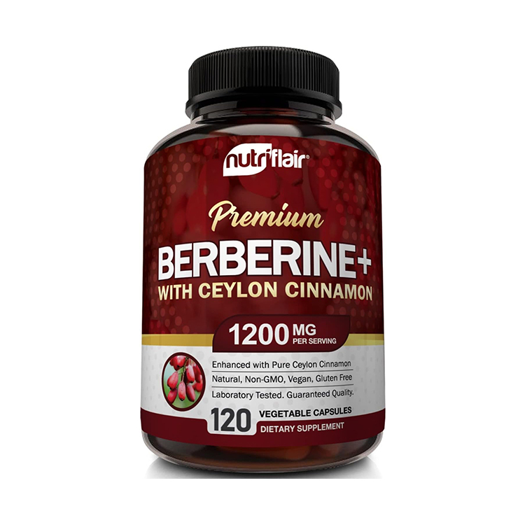 NutriFlair Berbernine with Ceylon Cinnamon 1200mg ,  120 Veg Capsules