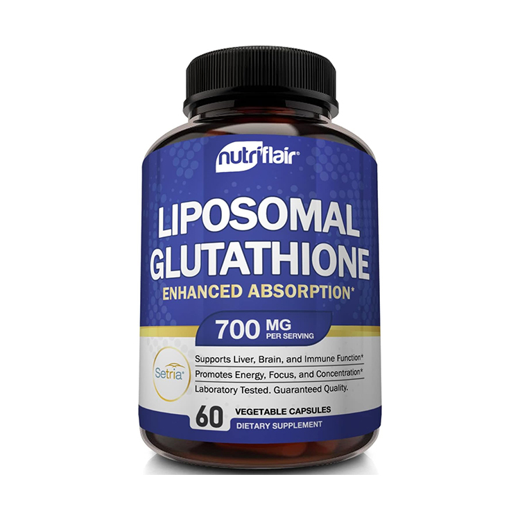 NutriFlair Liposomal Glutathione Setria® 700mg，60 Veg Capsuels