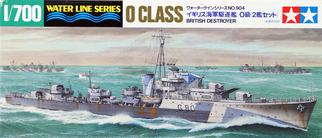 Tamiya 31904 1/700 O Class -British Destroyer