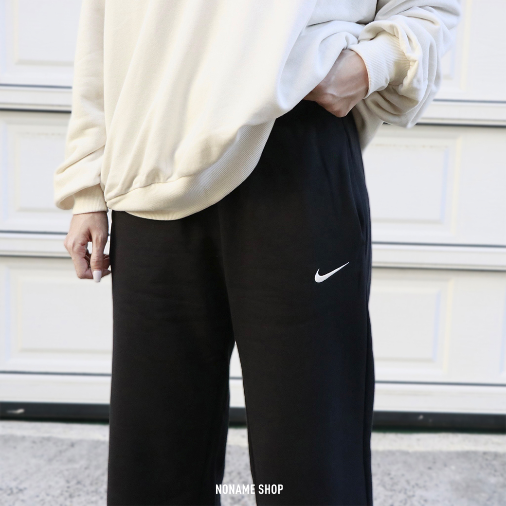 NIKE NSW 基本款 經典 小勾 棉質 寬褲 三色 (女款)