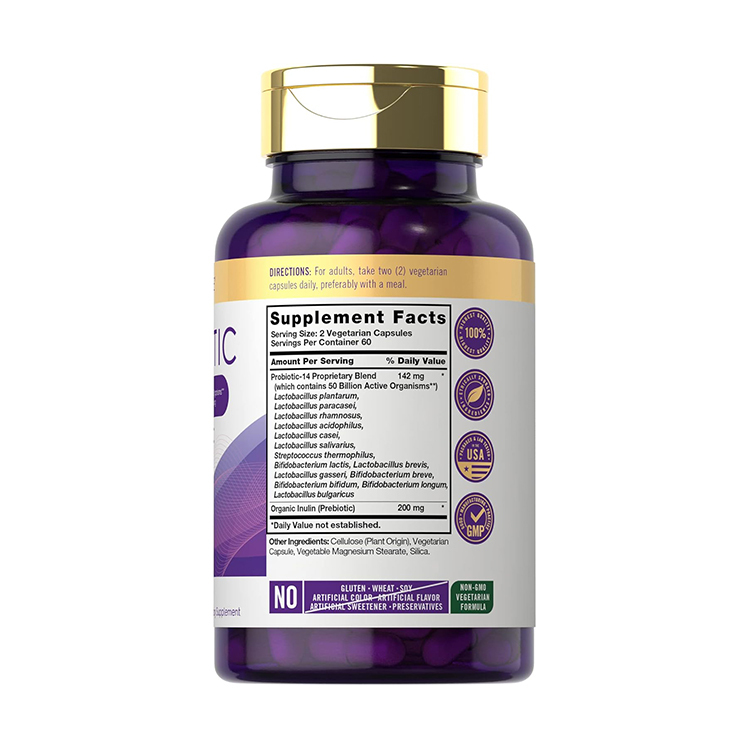 Carlyle Probiotic with Prebiotic 50 Billion , 120 Veggie Capsules