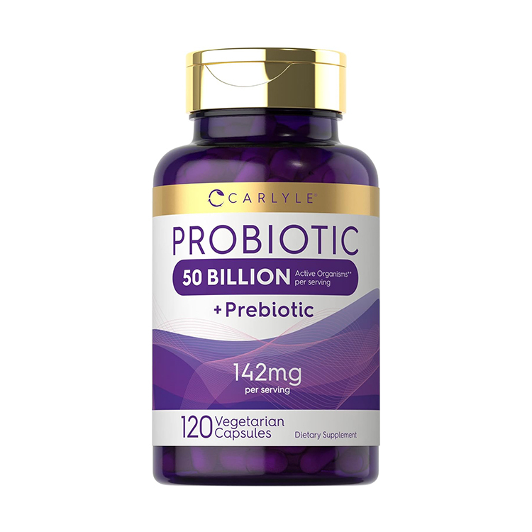 Carlyle Probiotic with Prebiotic 50 Billion , 120 Veggie Capsules