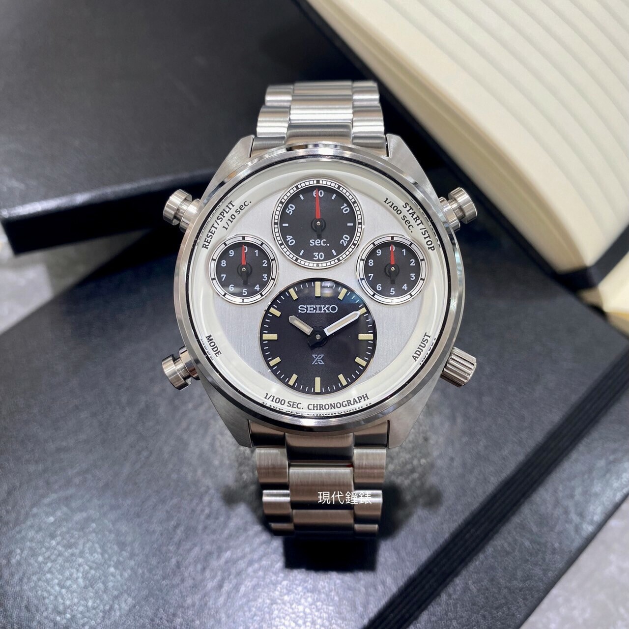 【SEIKO 精工】PROSPEX製錶110週年 太陽能計時腕錶8A50-00D0S 42mm 現代鐘錶