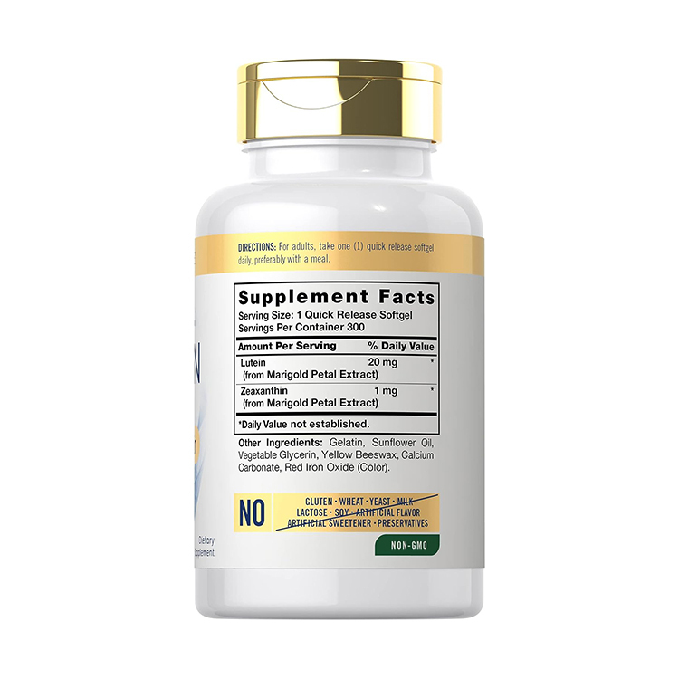 Carlyle Lutein and Zeaxanthin 20mg,300 Softgels