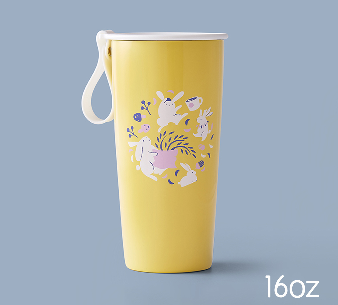 🇹🇭泰國STARBUCKS☕️ 秋季限定 豐收季節玻璃有蓋保溫杯16oz