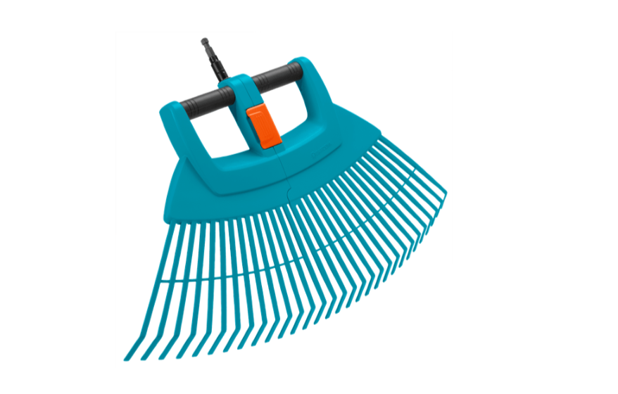 "GARDENA" 德國組合式2合1多功能細齒草耙耙頭-[3107]