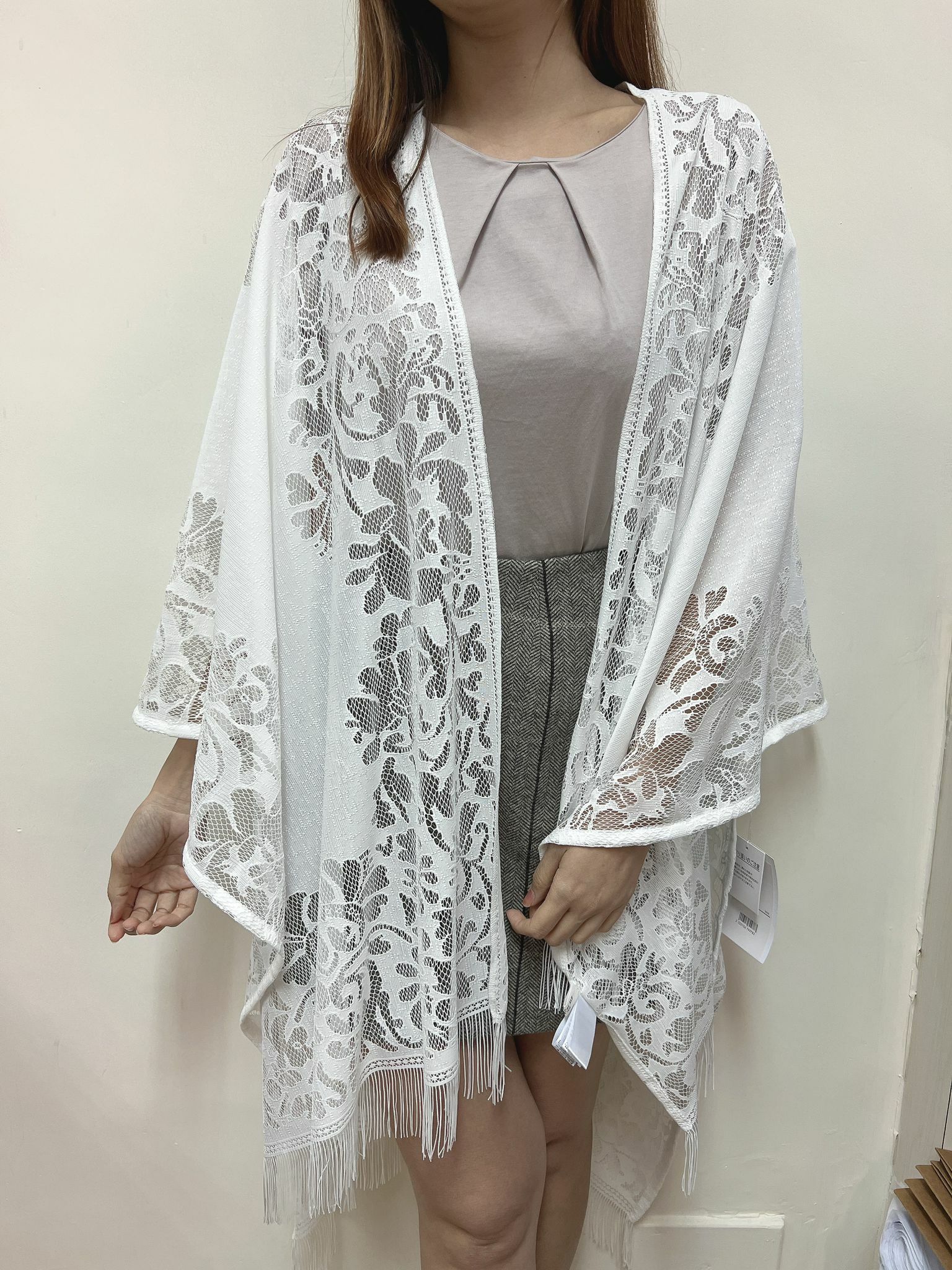 CE 白色 LACE 外套