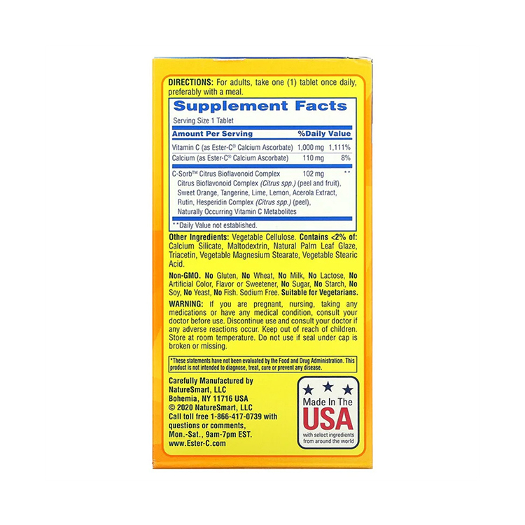 Nature's Bounty, Ester-C, 1000 mg, 120 Veggie Coated Tablets