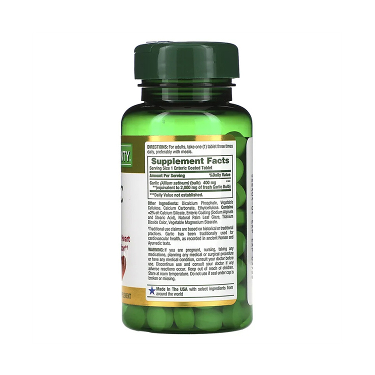 Nature's Bounty, Garlic, Heart Health, 2,000 mg, 120 Coated Tablets