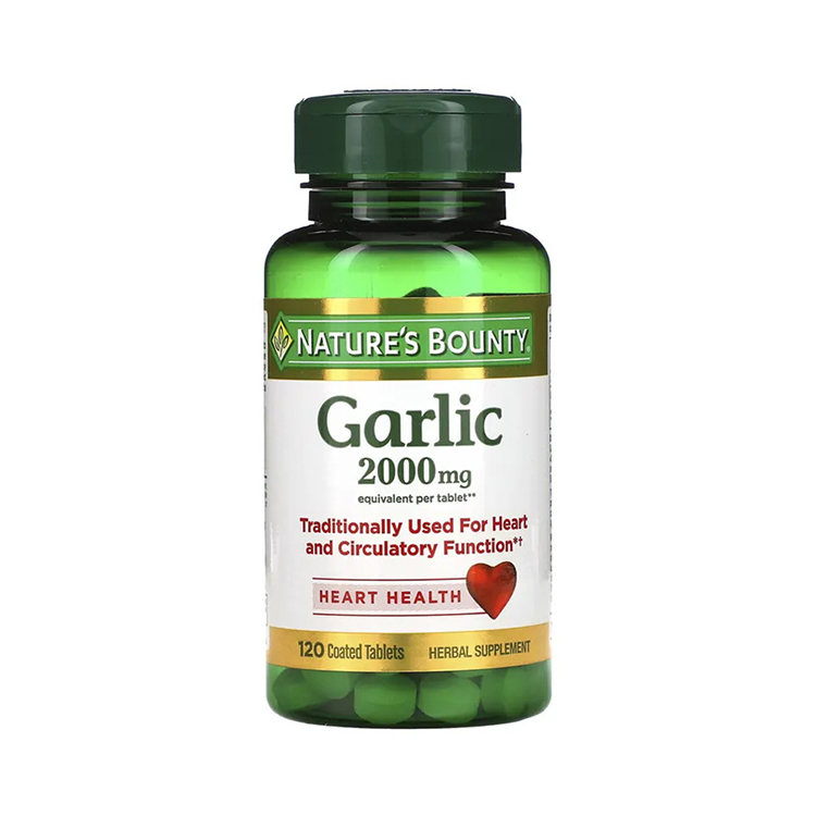Nature's Bounty, Garlic, Heart Health, 2,000 mg, 120 Coated Tablets