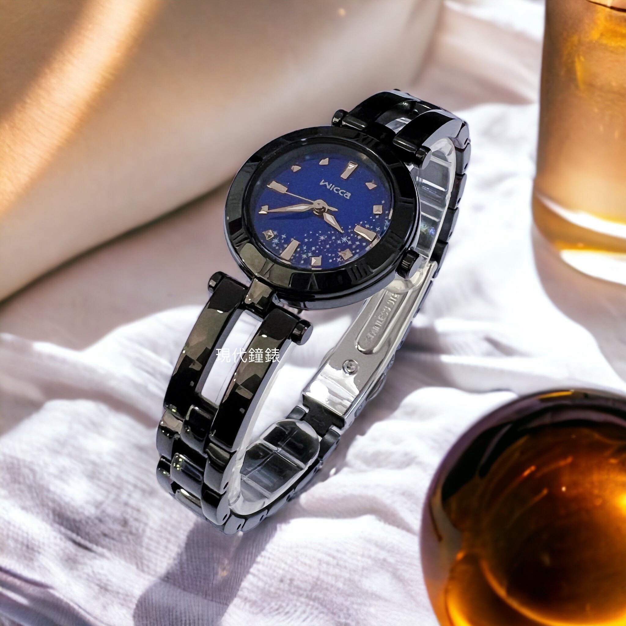 【CITIZEN 星辰】WICCA 閃亮銀河太陽能女錶 KP2-647-71 24mm 現代鐘錶