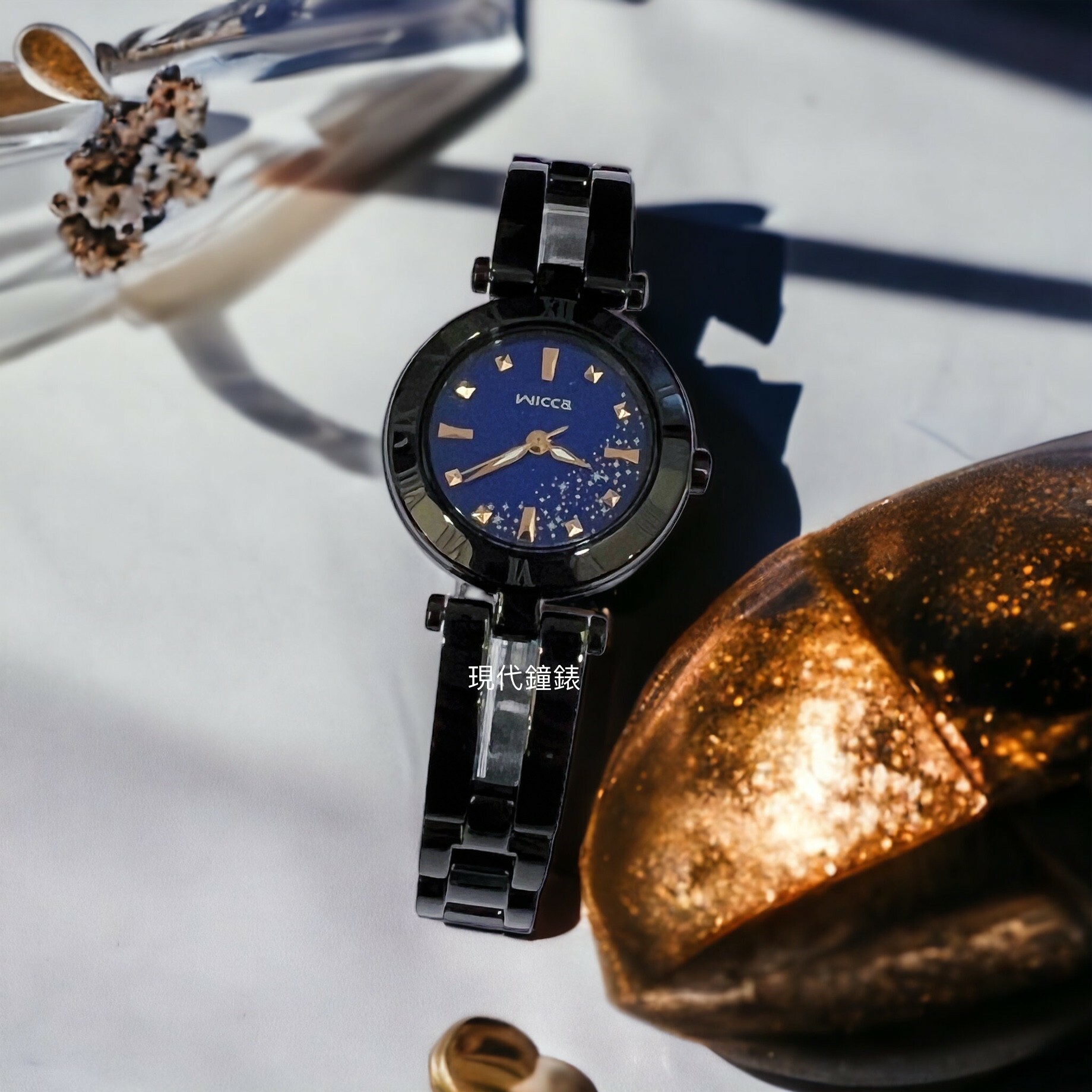 【CITIZEN 星辰】WICCA 閃亮銀河太陽能女錶 KP2-647-71 24mm 現代鐘錶