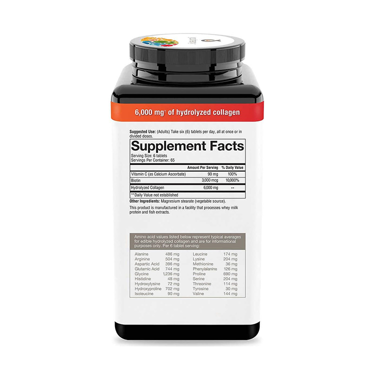 youtheory Collagen Plus Biotin, 390 Tablets