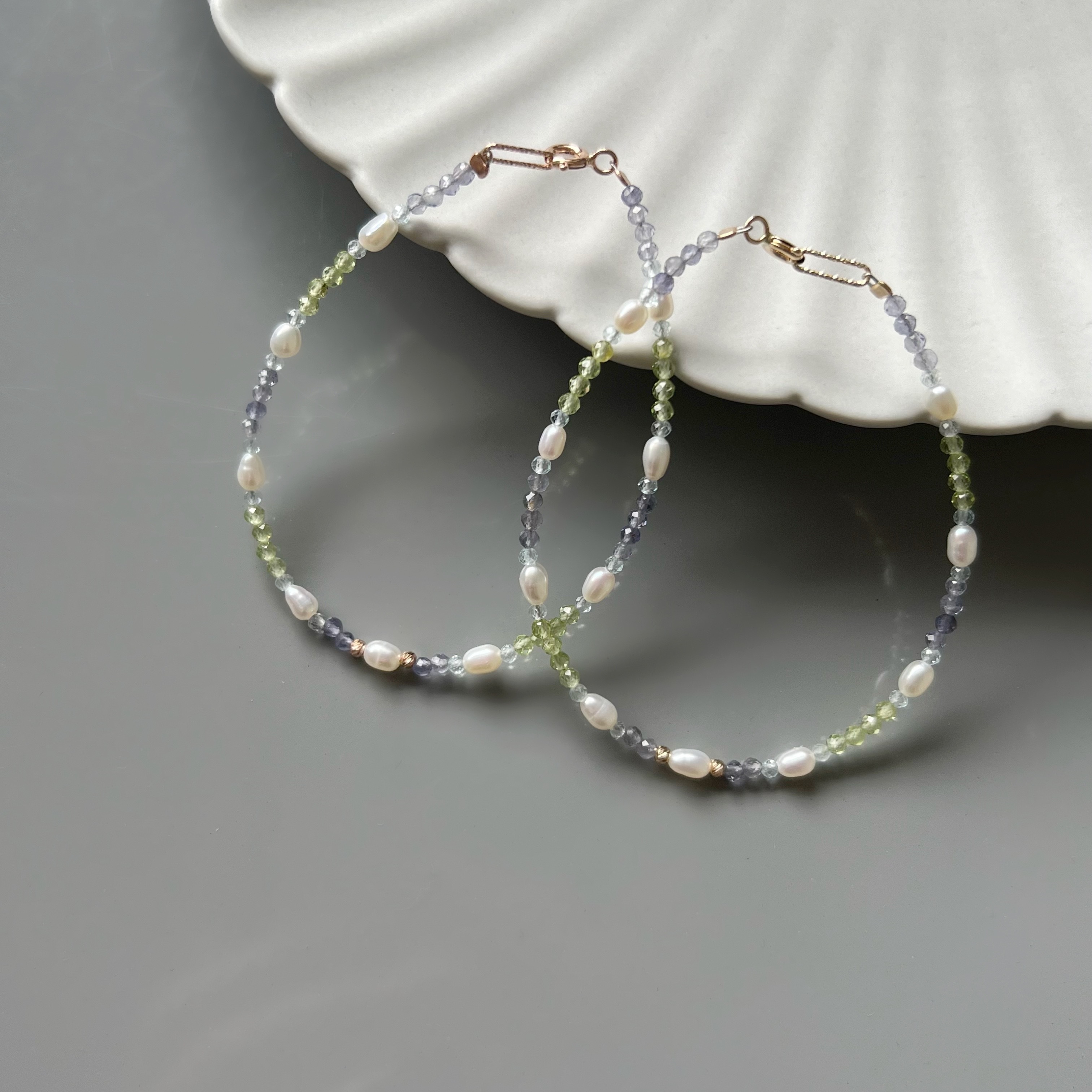 14k葡萄莊園手工手環