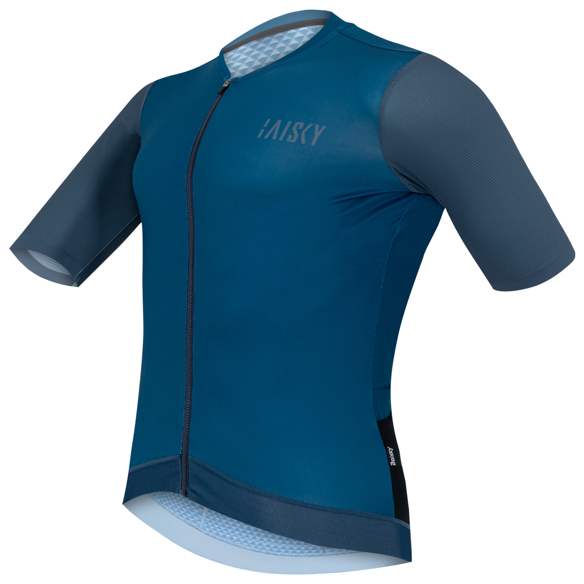 男款空力短車衣 元氣 藍