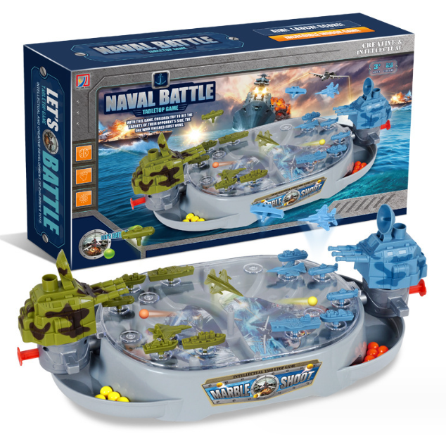 Navel Battle 军事坦克对打弹射双人互动桌游