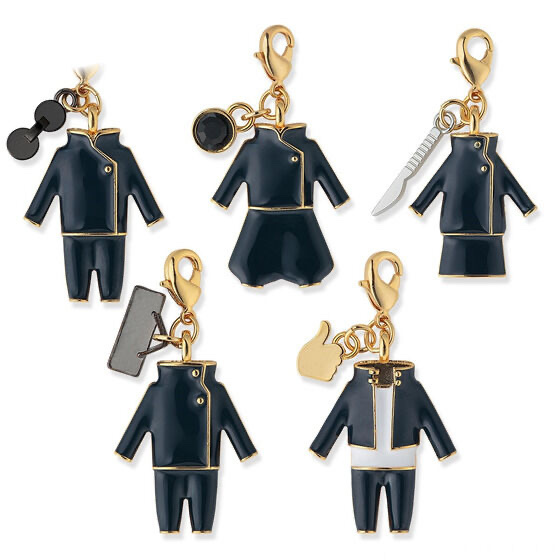 Pbandai 預訂2024/2月 呪術廻戦 制服チャーム（5種セット）