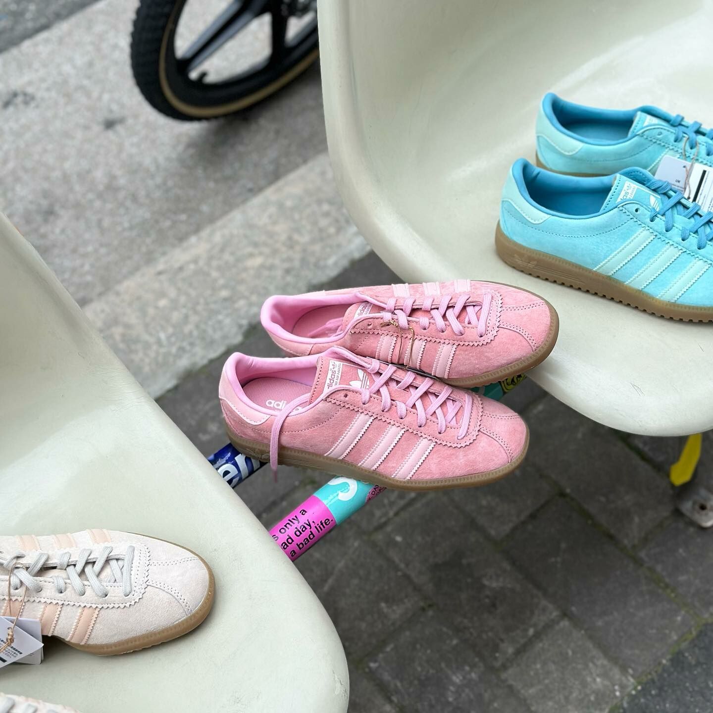 Adidas Originals Bermuda 馬卡龍 蜜桃粉 湖水藍 奶茶色 焦糖底 復古 GY7386 GY7387 GY7388