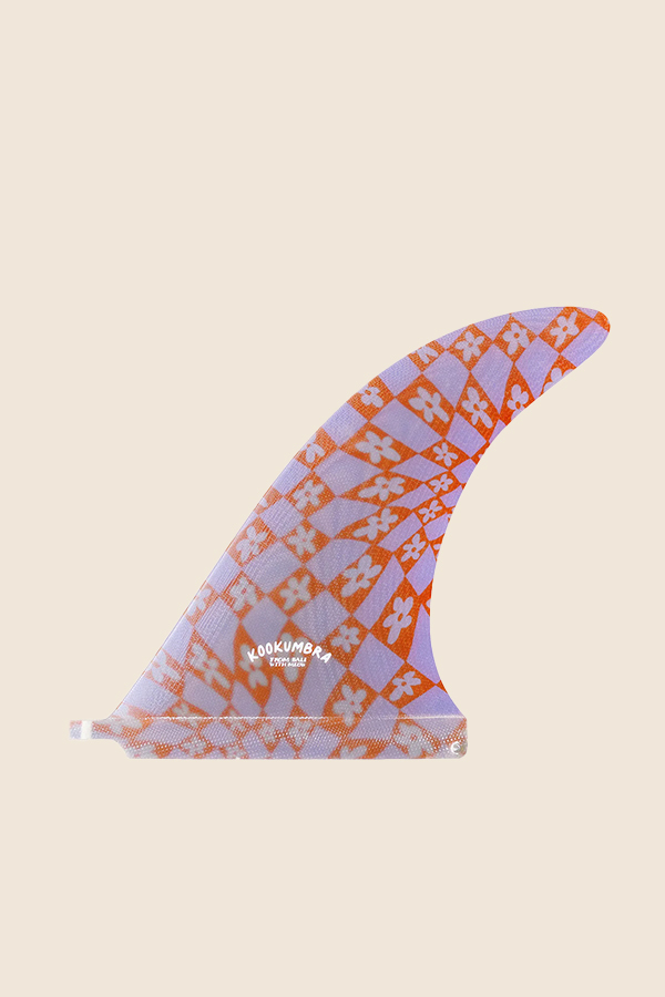 KOOKUMBRA -  ALL AROUND FIN 9.5”長板舵  (CHECKERED DAISY)